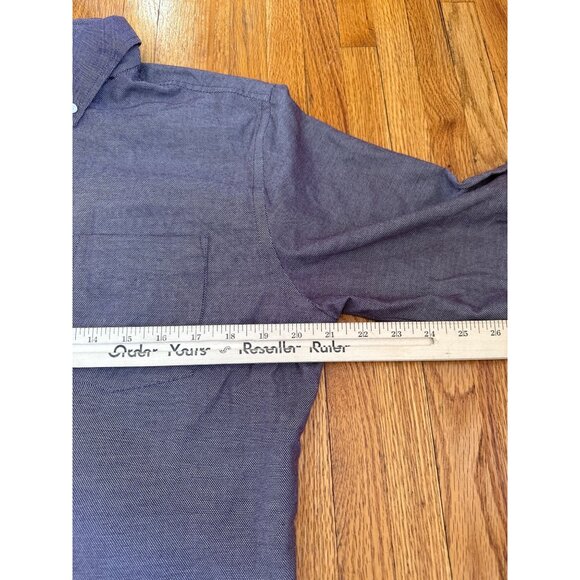 Mens Croft & Barrow Button-Down Shirt Easy Care M Long Sleeve Chest Pocket - Picture 3 of 8